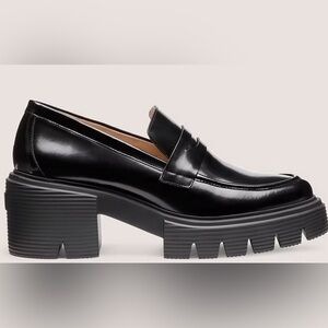 Stuart Weitzman Soho Loafer in Black Leather